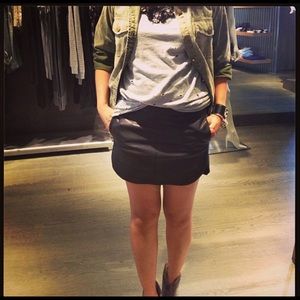 Mason leather mini size 4